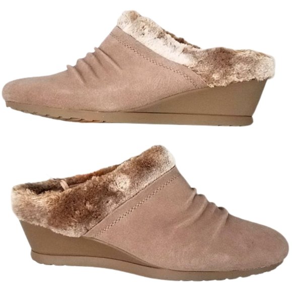BEAR TRAPS Tan Brown Leather Becker Clogs - Women's 9.5 - Picture 1 of 9